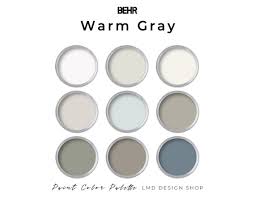 Behr Warm Gray Paint Color Palette