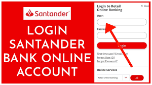 santander bank login how to login