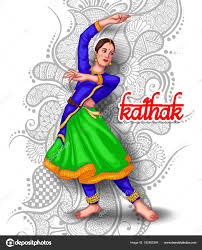 ilration indian kathak dance form