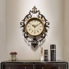Art Deco Wall Clock Hanging 15 19 Inch