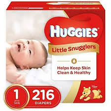 Huggies Little Snugglers Baby Diapers Choose Size Newborn N