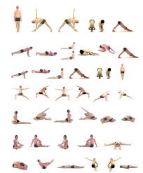 Yoga Poses Easy 825 All New Yoga Poses Vinyasa Chart