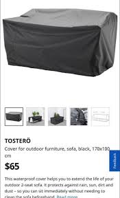 Ikea Tostero Outdoor Furniture Cover