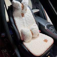 Fluffy Bear Car Accessories Cute Car