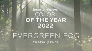 2022 color of the year evergreen fog