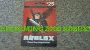 redeeming my 25 roblox gift card