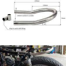 230mm cafe racer bobber frame hoop seat