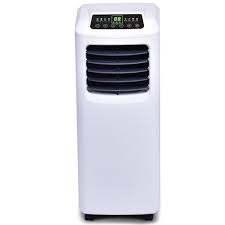 This unit has a powerful 10,000 btu cooling capacity and 10,600 btu heating. Costway 10000 Btu Portable Air Conditioner And Dehumidifier Function In White With Window Kit Remote Ep23048 The Home Depot