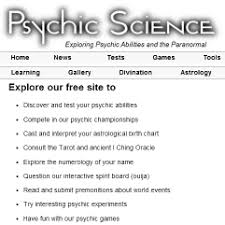 Psychic Science Free Educational Entertainment Resources