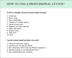 How To End A Letter 10 Examples What To Avoid