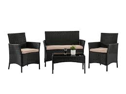 patio furniture set 4 pieces outdoor