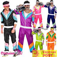 mens 80s costume retro neon height