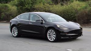 Black performance tesla model 3 with 20 tss flow forged wheels in gloss black. Tesla Model 3 Caught Completely Undisguised Showing Interior