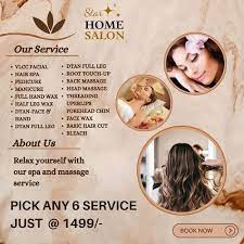 salon at home service at best in