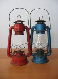 Vintage Lantern Set Americana