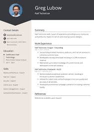 nail technician resume exle free guide
