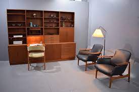 1960s Modular Teak Wall Unit 4 Base