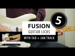 Is a post just some rando wailing away on a guitar with no lesson in sight? 5 Groovy Fusion Guitar Licks Tab Backing Track Guitar Songs Playing Guitar Backing Tracks