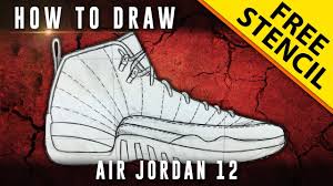 For some shows, those royalty checks can add up to millions. How To Draw Air Jordan 12 W Downloadable Stencil Youtube
