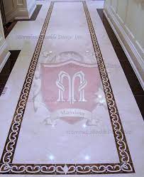 marble floor border designs hallway