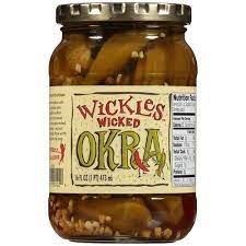wickles wicked okra 16 oz pack of 6