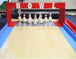 homemade bowling lanes