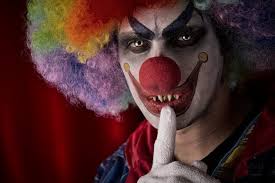 afraid of clowns
