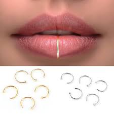 body jewelry charming fake lip ring