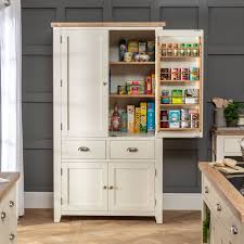 Every cabinet set you purchase is diverted from a landfill. Cheshire Cream Painted Kitchen Double Freestanding Larder Pantry Cupboard The Furniture Market