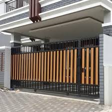 Bahan pagar minimalis selanjutnya perhatikan bahan pembuatan pagar minimalis. Kumpulan Desain Terbaik Pagar Rumah Minimalis Grc Rumahklik Com