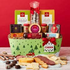 here comes cheer holiday gift basket