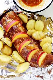 grilled pork tenderloin potatoes in