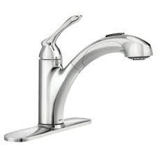 banbury 1 handle kitchen faucet with matching pullout wand chrome finish by canada moen kitchen faucets