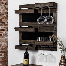 L Reclaimed Wood Wall Bar 65926