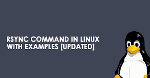 rsync command in linux with exles