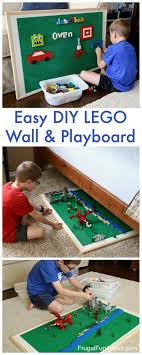 easy diy lego wall play board