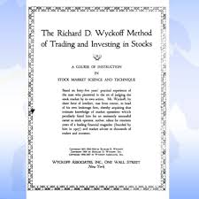 Original Wyckoff Stock Market Institute Course Ebook 1931