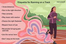 rules for running on a track