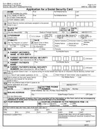 You'll need to provide certain documents along with the social security card application in order to have it. Social Security Ss 5 Form Fill Out And Sign Printable Pdf Template Signnow