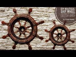 Diy Nautical Ship Wheel Making Idea