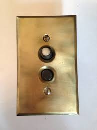 Push Button Light Switch With Brass Cover 25 Each Historic House Salvage