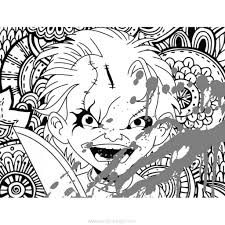 Pin on sale view more. Scary Chucky Coloring Pages
