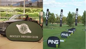 pop up banners outdoor sporting golf