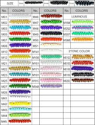 Surprising Matsuno Beads Color Chart 2019