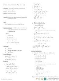There are many theorems and formulas in calculus. Integral Calculus Reviewer Pdf