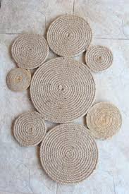 how to sew a gorgeous coiled rope rug
