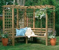 Garden Arbour Seat Pergola Designs