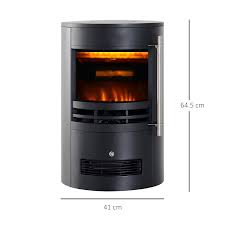 Homcom Electric Fireplace Heater 900w