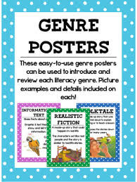 Genre Anchor Chart Posters