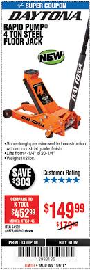 A database of the best coupons for harbor freight tools. Floor Jack Harbor Freight Coupon